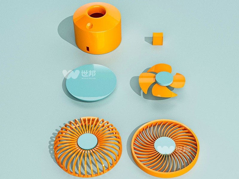 迷你風扇塑膠外殼注塑 迷你風扇塑膠外殼注塑