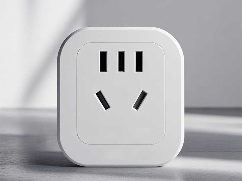 智能插座外殼注塑件 智能插座外殼注塑件